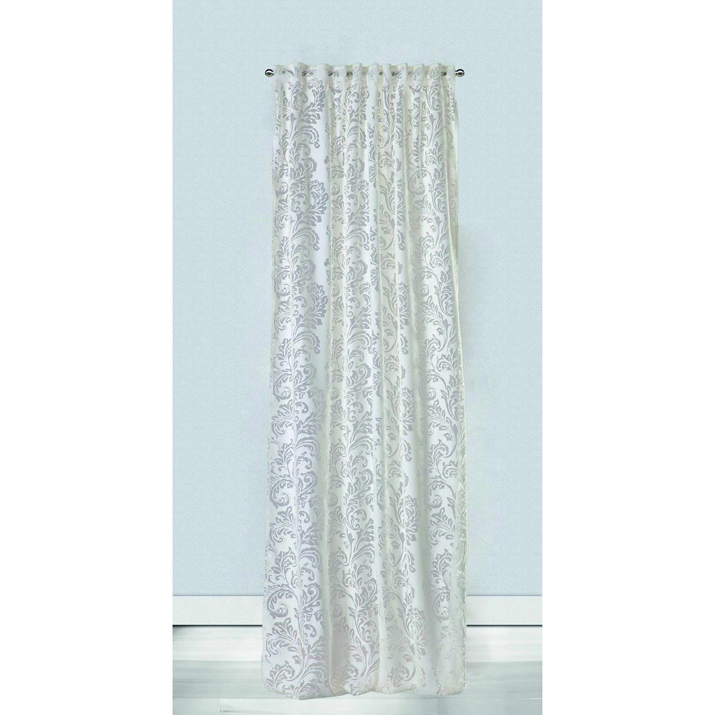 Tenda Murien bianco, passanti nascosti 140x300 cm - 2
