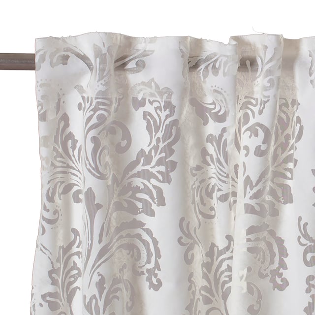 Tenda Murien bianco, passanti nascosti 140x300 cm