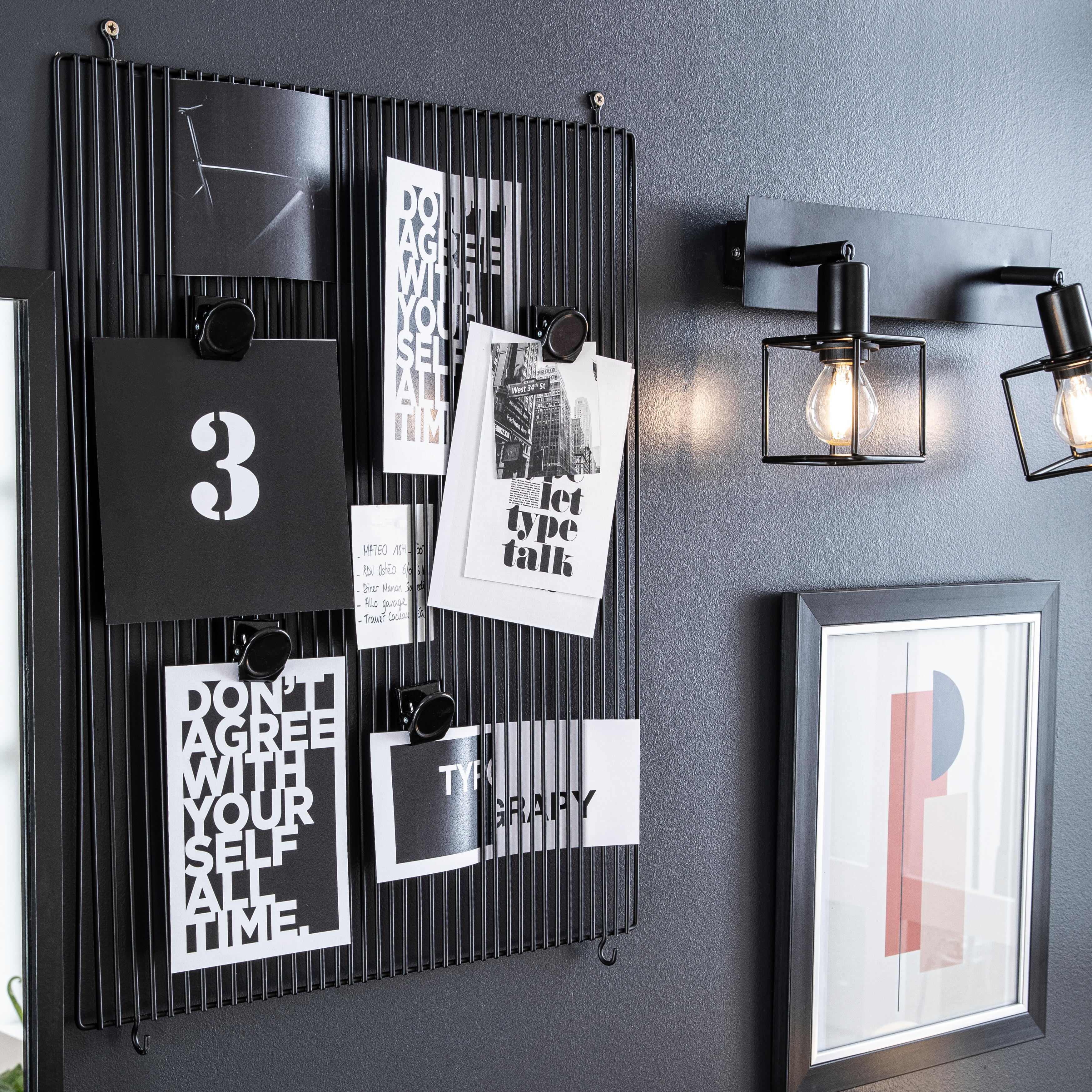 Listwa reflektorowa Eldrick czarna 2 x E14 Inspire - 10