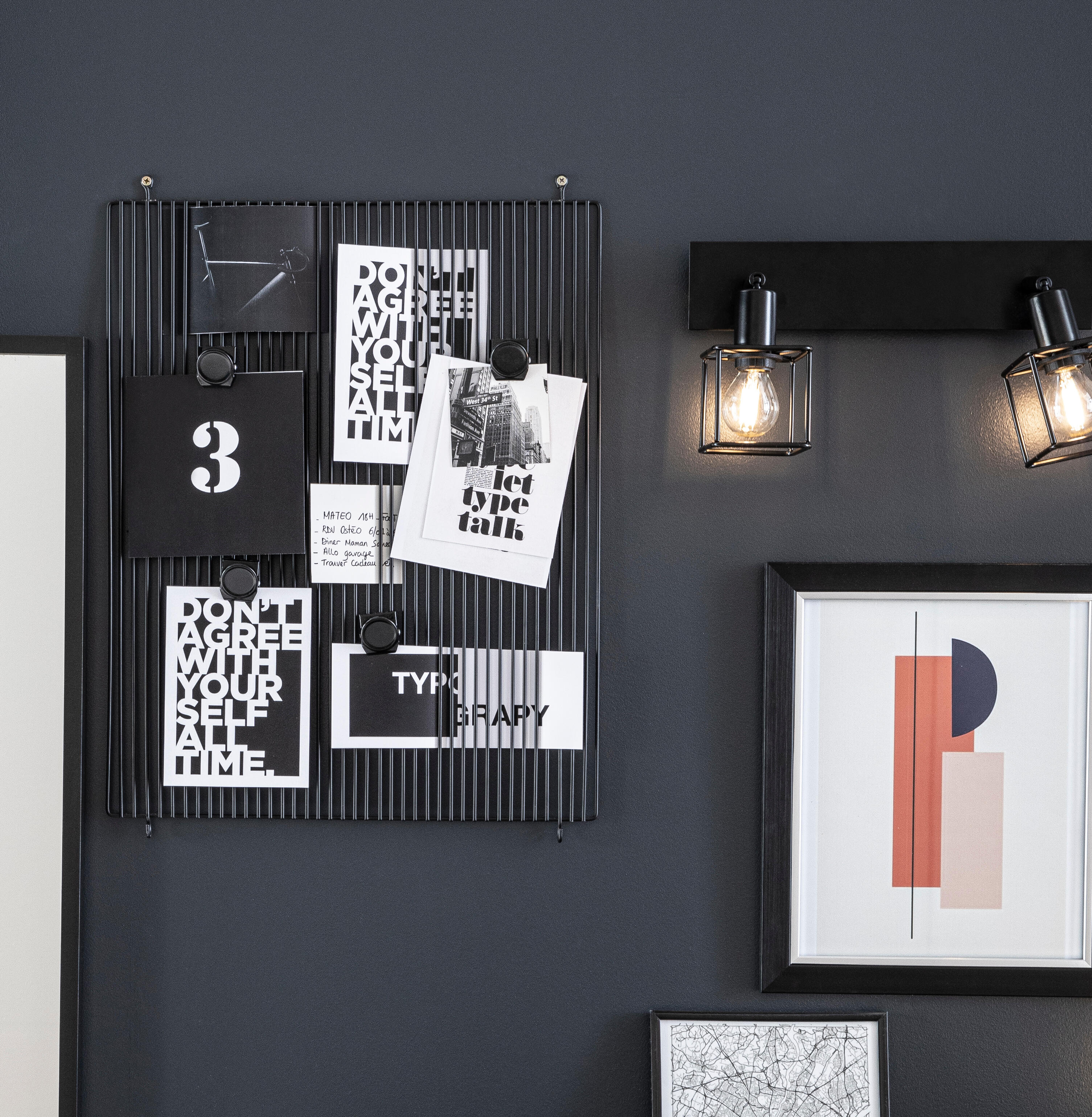 Listwa reflektorowa Eldrick czarna 2 x E14 Inspire - 9