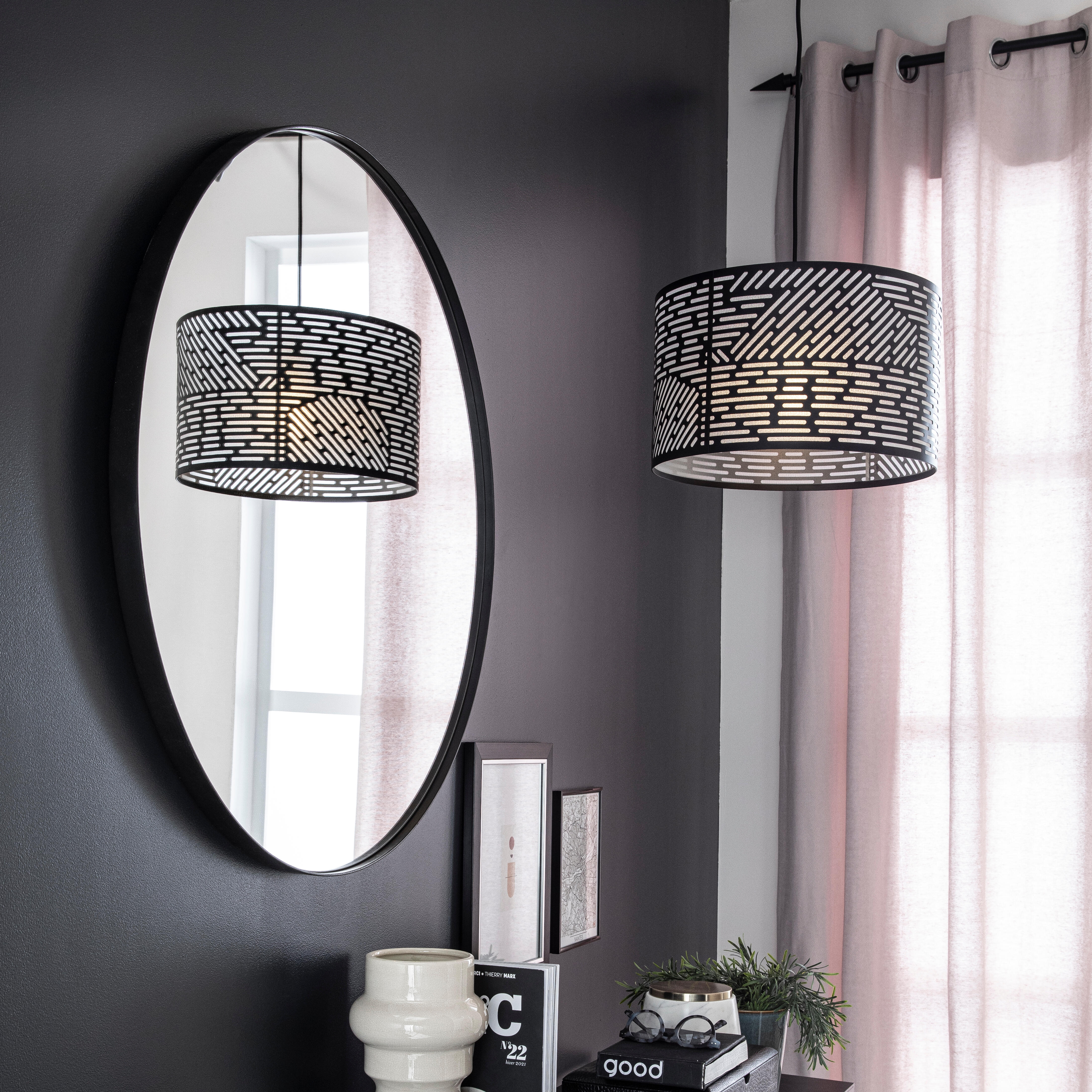 Espelho INSPIRE focale 81cm preto - 13