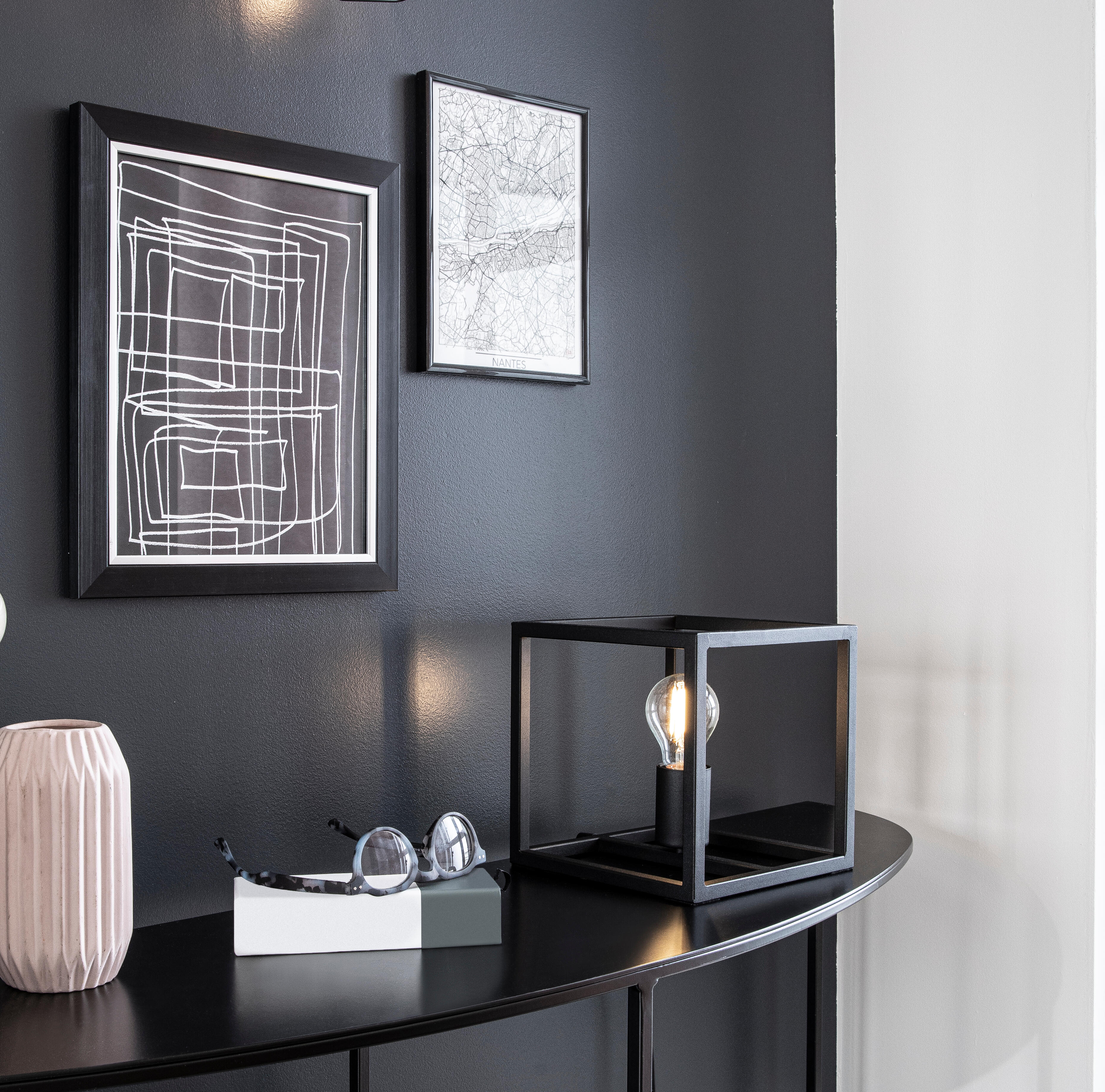 Moldura Lila 40 x 50 cm pvc preto Inspire - 10