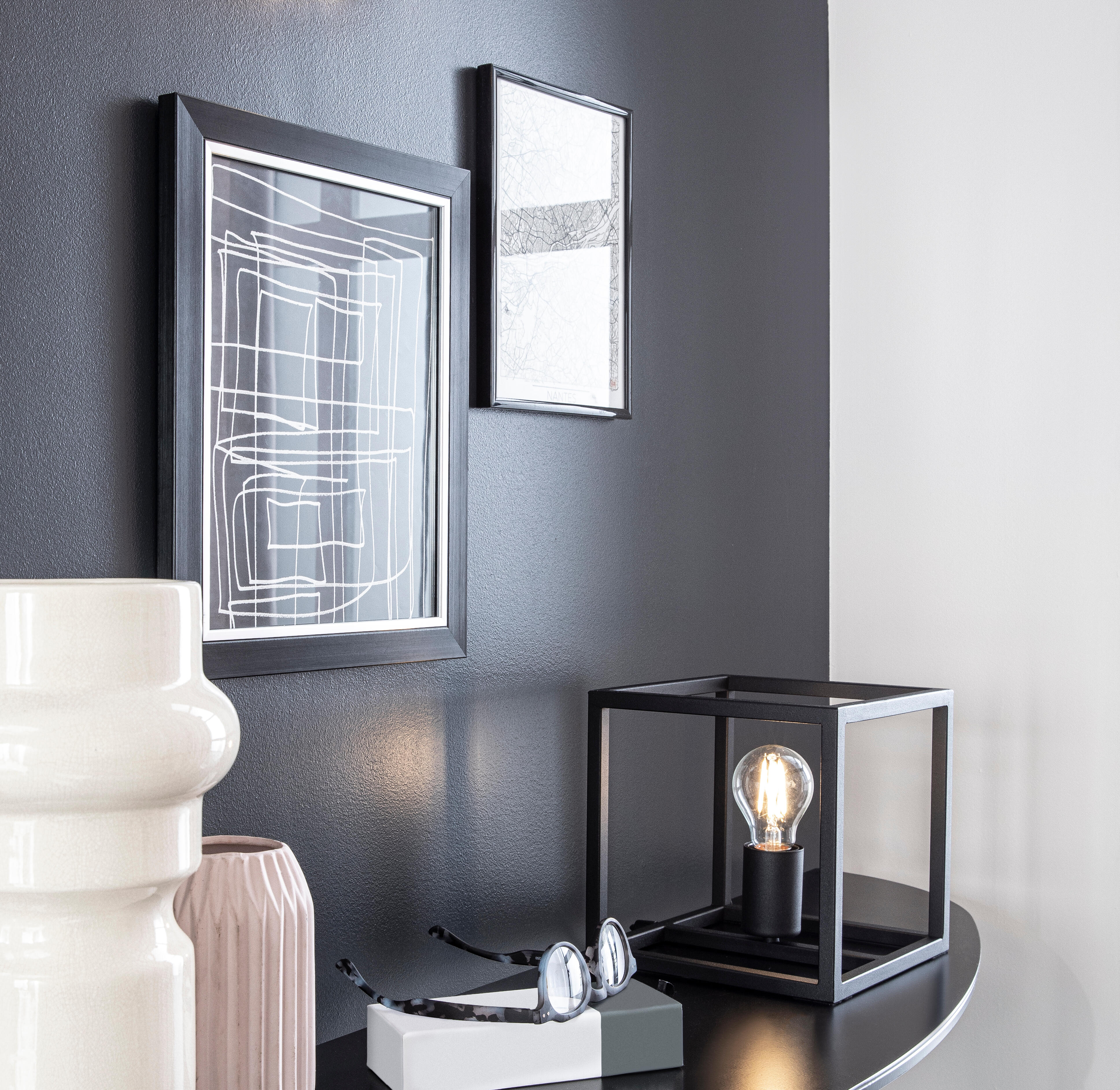 Moldura Lila 40 x 50 cm pvc preto Inspire - 4