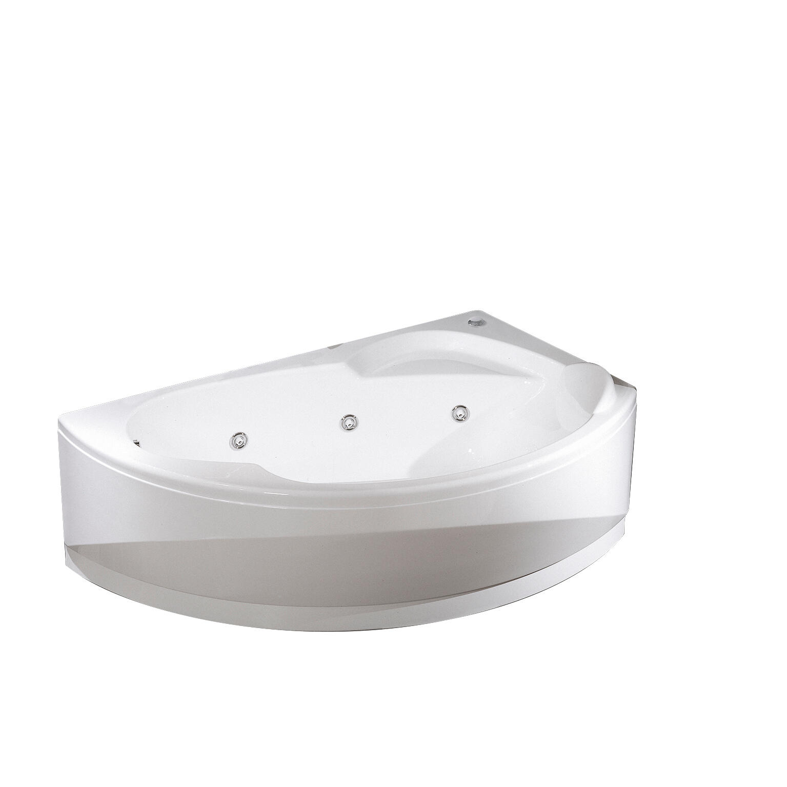 Vasca idromassaggio angolare SAMOA bianco 165 x 85 cm 5 bocchette - 3