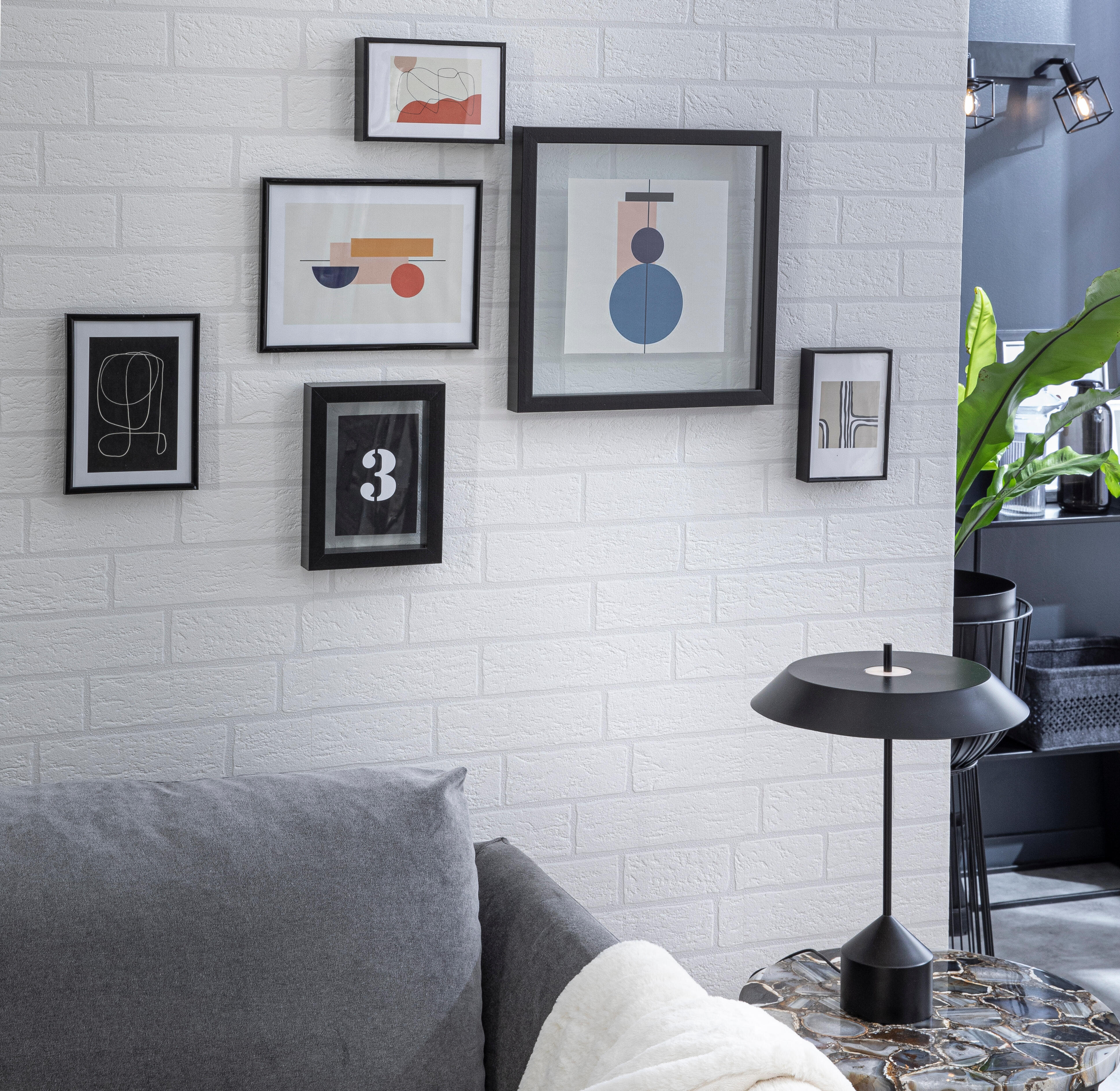 Cadre Lila, H.40 x l.30 cm noir, INSPIRE - 6