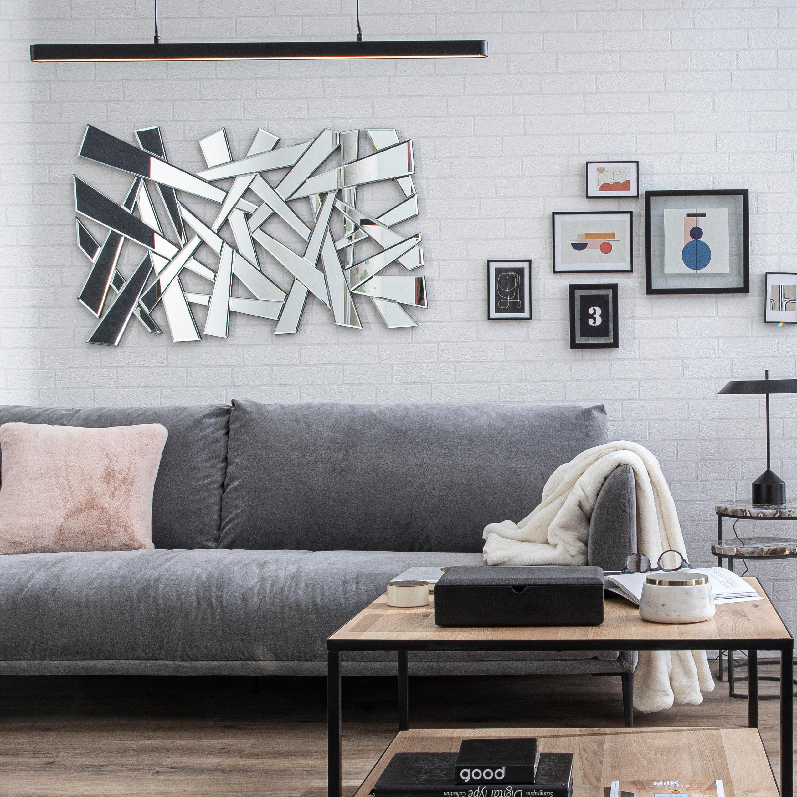 Cadre Lila, H.40 x l.30 cm noir, INSPIRE - 5