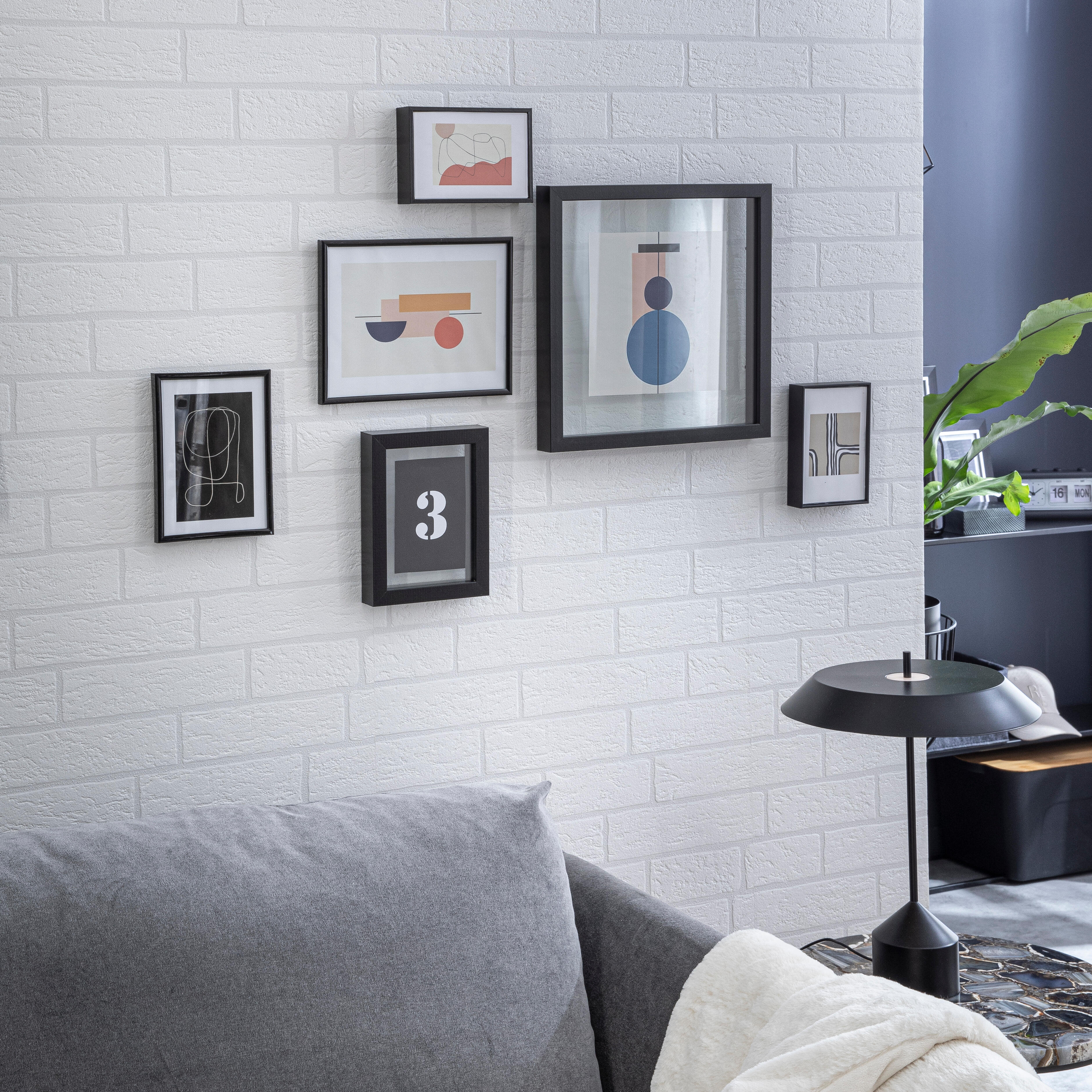 Cadre Lila, H.40 x l.30 cm noir, INSPIRE - 3