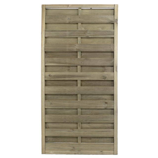 Pannello frangivista in legno grezzo beige CERLAND Fetiche L 90 x H 180 cm, spessore 40 mm