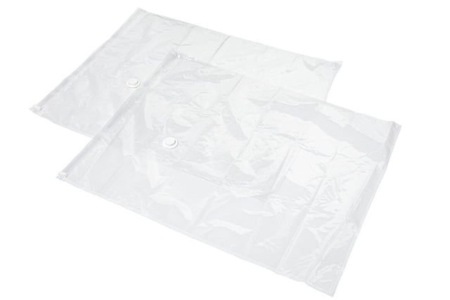 Lot de 2 Housse sous vide SPACEO transparent H.80 x l.100 x P.0.1 cm