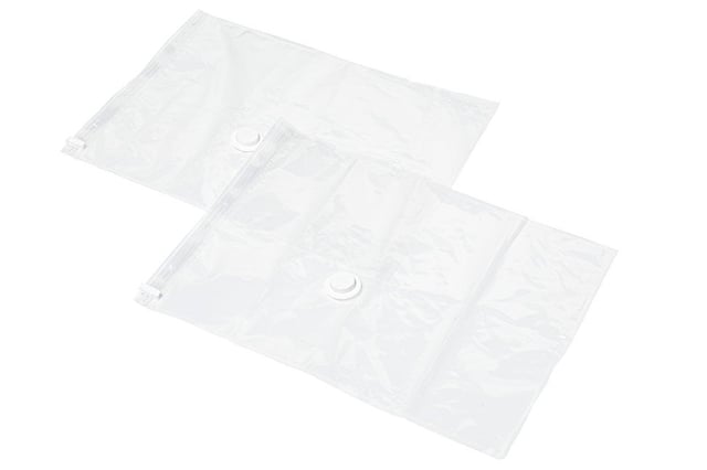 Lot de 2 Housse sous vide SPACEO transparent H.60 x l.45 x P.0.1 cm