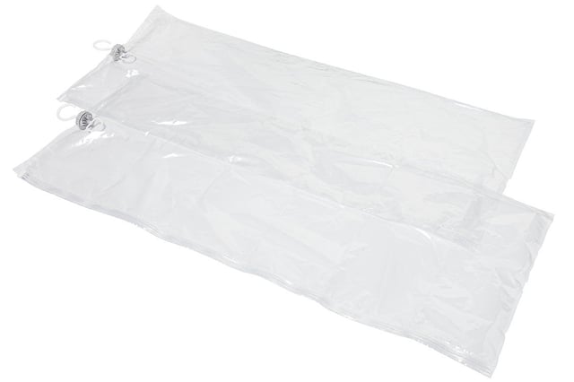 Lot de 2 housses sous vide SPACEO transparent H.150 x l.60 x P.0.1 cm