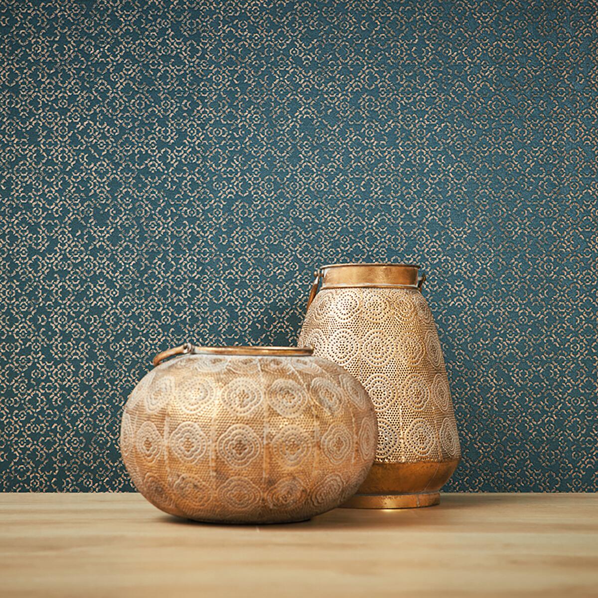 Carta da parati Stor2 Arabesque verde, 53 cm x 10.05 m - 3