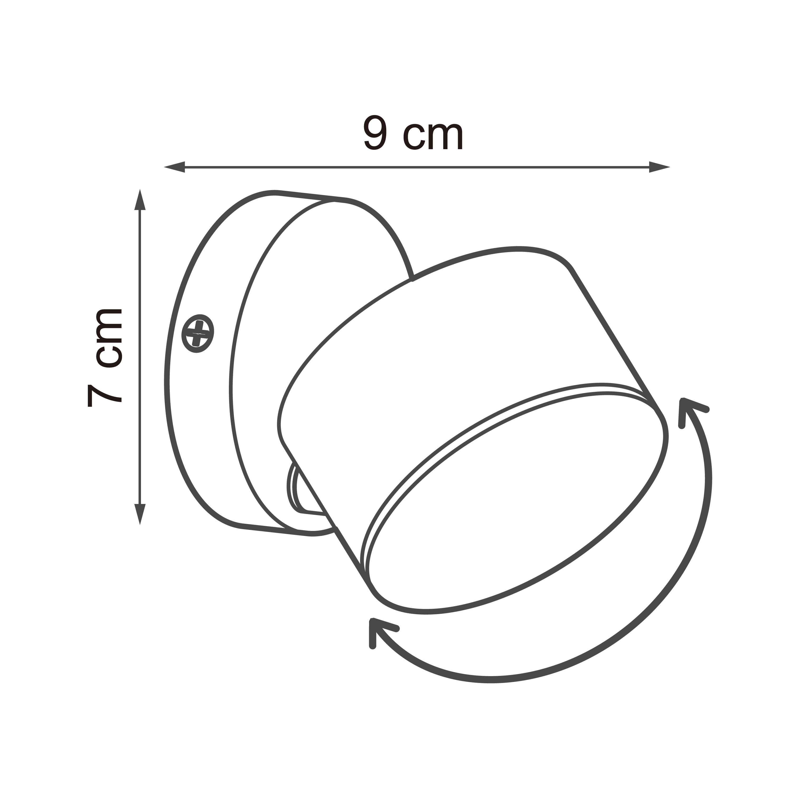 Applique LED moderno Dopan bianco IP20, luce bianco caldo 340 lumen, INSPIRE - 5