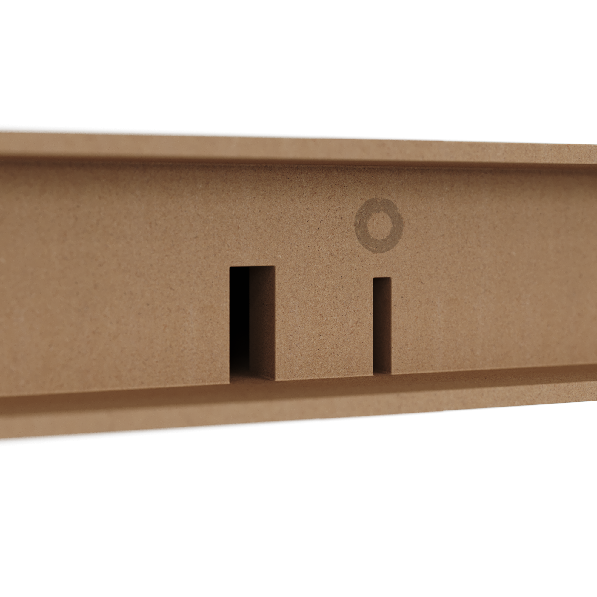 Mensola a muro Tamburata SPACEO dritto in mdf L 80 x P 23.5 cm verde cactus - 8