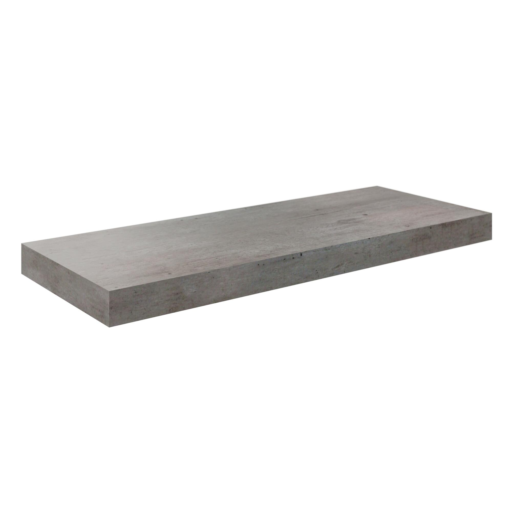 Estante spaceo concrete rectangular en color de 60xx23.5x3.8cm