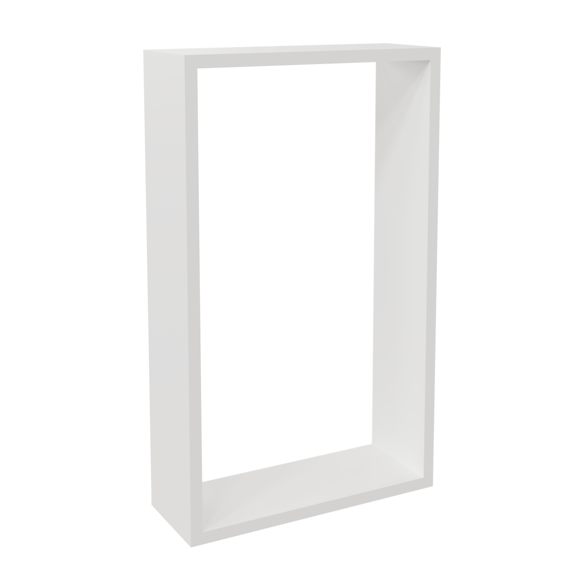Etagère cube blanc mat, L.45 x H.27 x P.11.5 cm | Leroy Merlin
