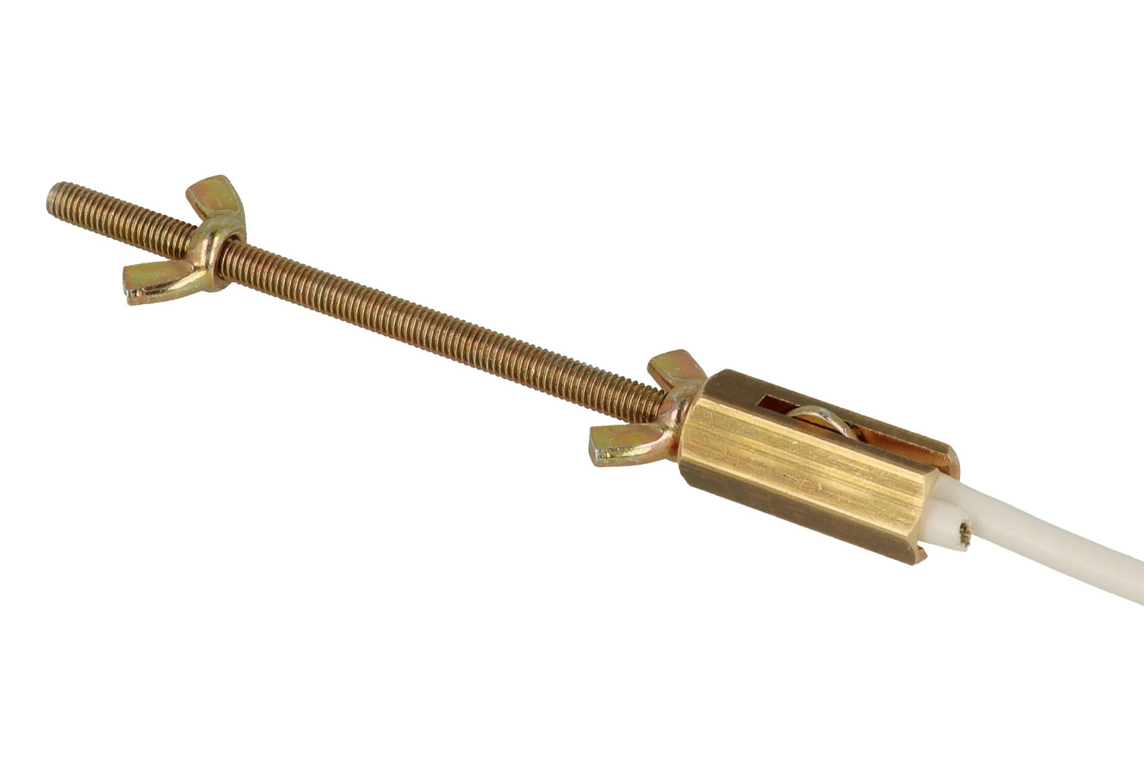 Tensore del cavo occhio/occhio STANDERS in acciaio zincato  Ø 4 mm 15 kg, 2 pezzi - 2