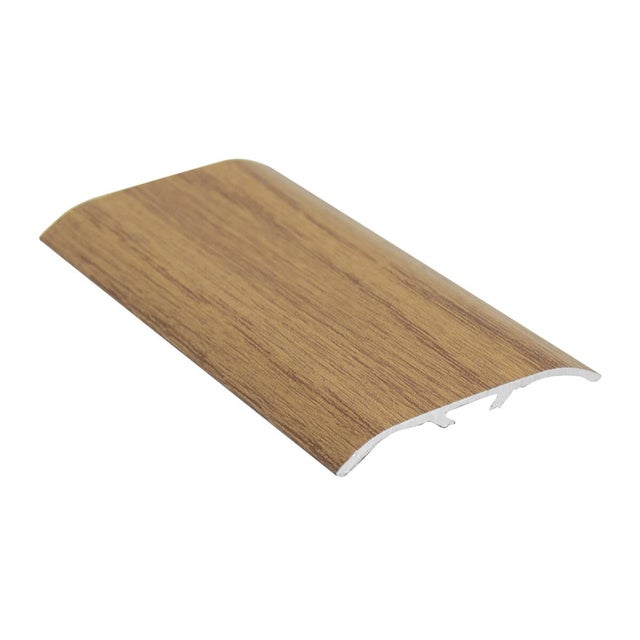 Profilo di finitura Promultifix in alluminio rovere chiaro Sp 3mm x L 90 x L 5 cm