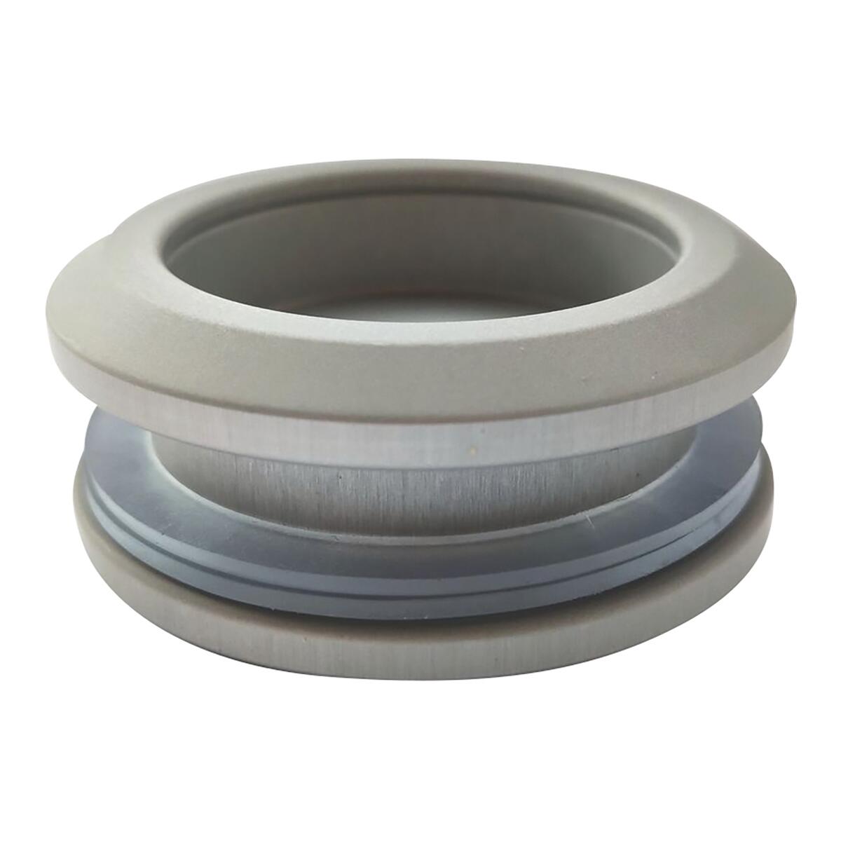 Maniglia per porta scorrevole tonda in inox argento satinato ø 58 mm - 2