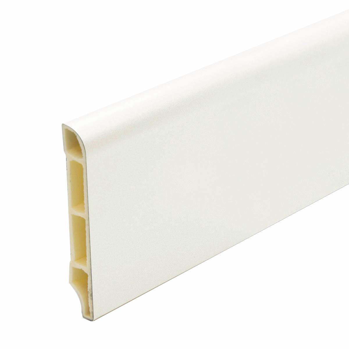 Battiscopa in pvc bianco Sp 11 mm x H 7 x L 250 cm / 2.5 m | Leroy Merlin