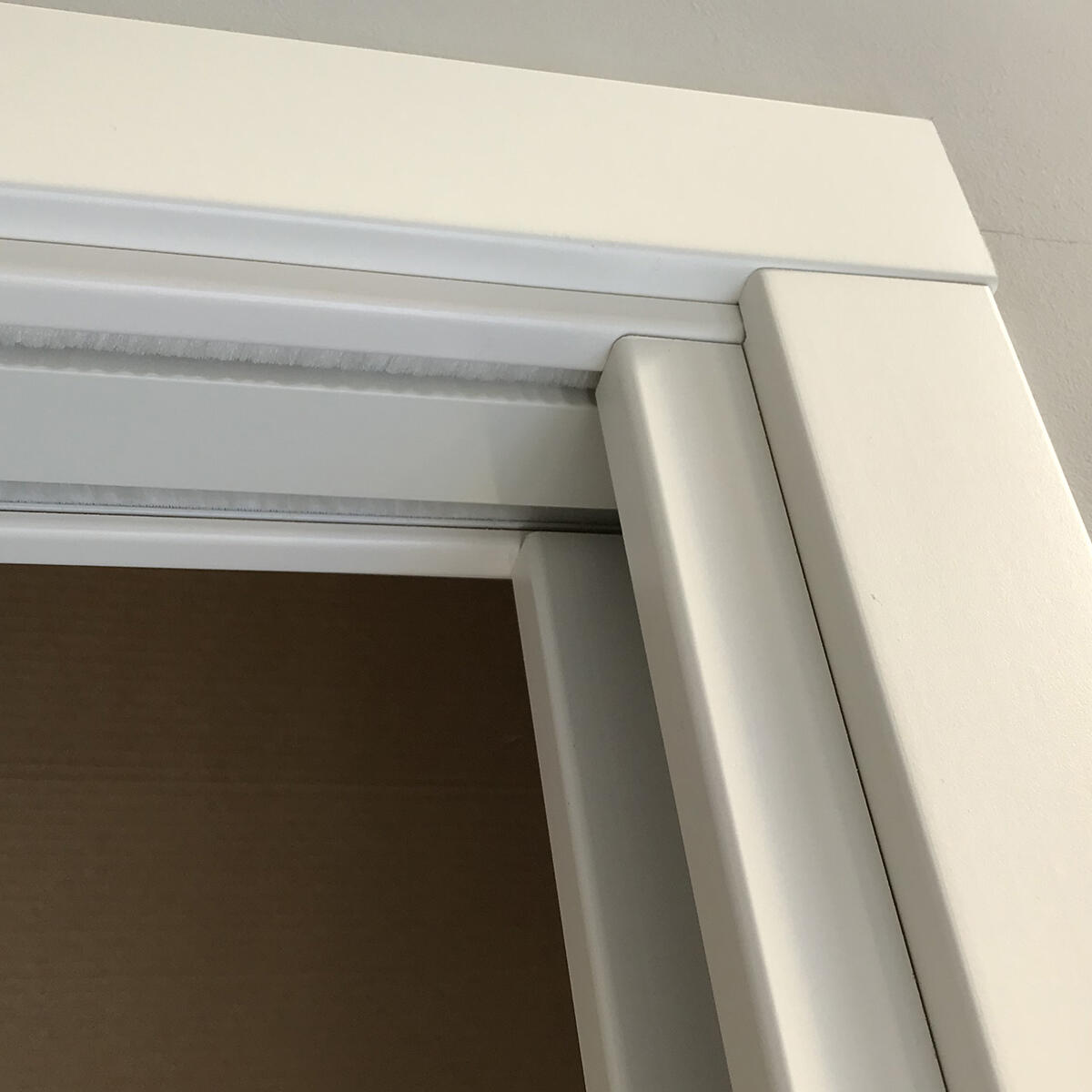 Porta scorrevole in MDF, L 70 x H 210 cm, bianca, apertura reversibile FOURLINES - 5