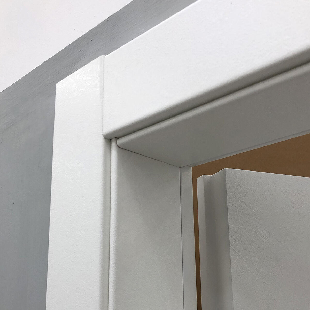Porta interna a battente in MDF L 60 x H 210 cm, bianca, apertura reversibile FOURLINES - 4