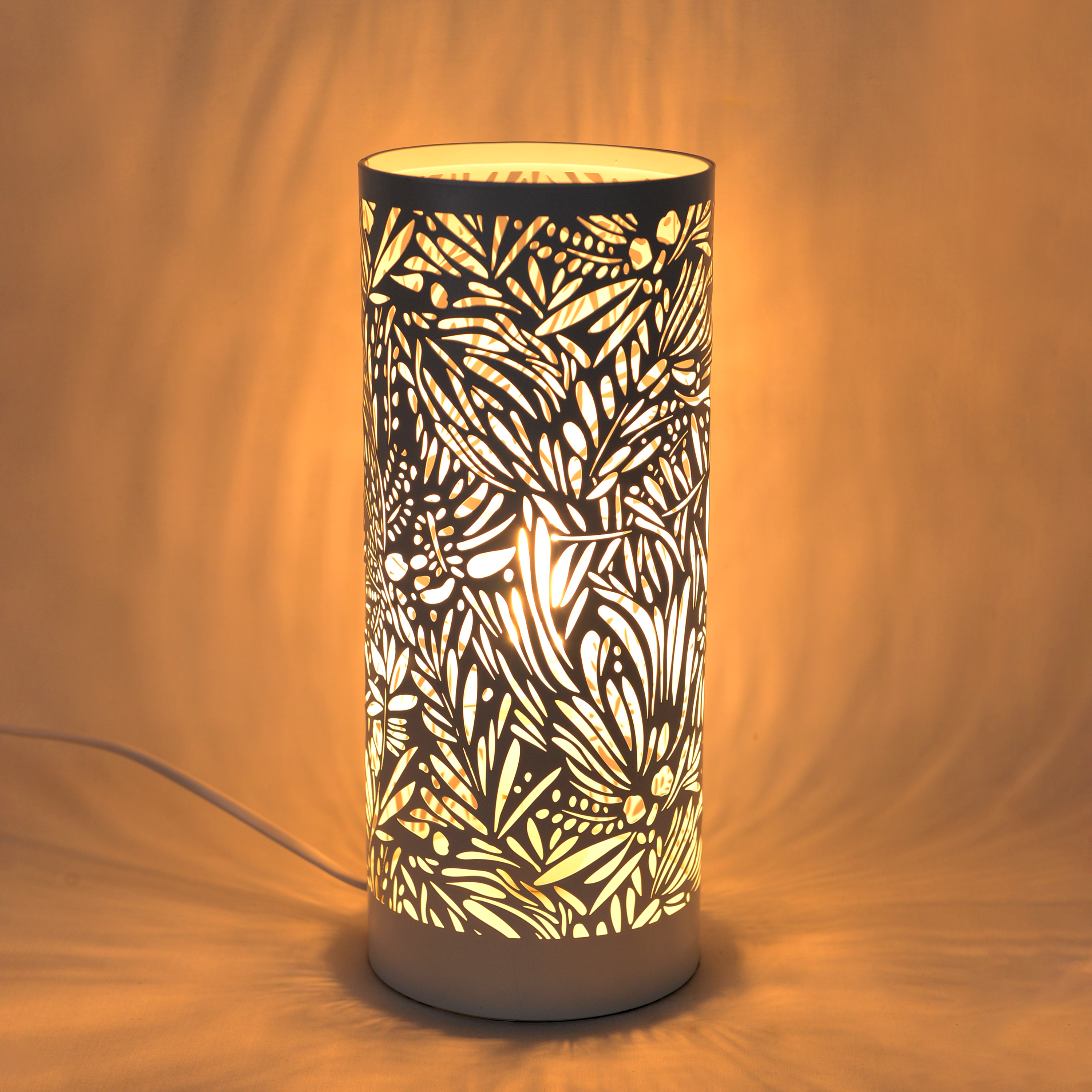 Lampe Frella, acier, blanc, H.28.5 cm INSPIRE, E27 - 5