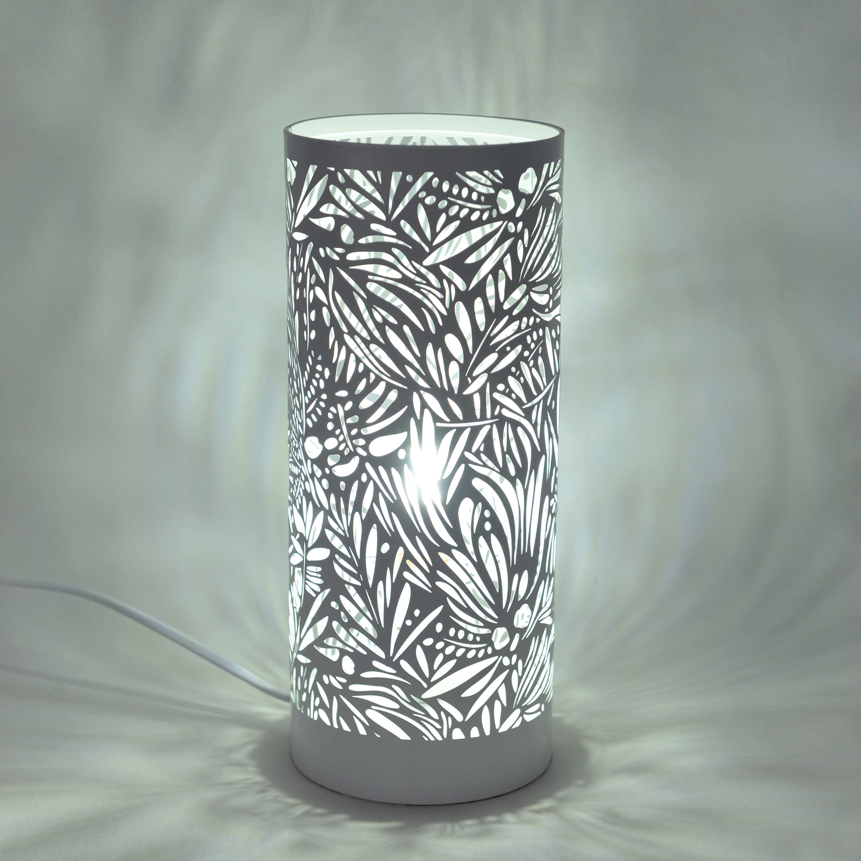 Candeeiro de mesa INSPIRE FRELLA 1 LUZ A30CM METAL BRANCO MATE - 18