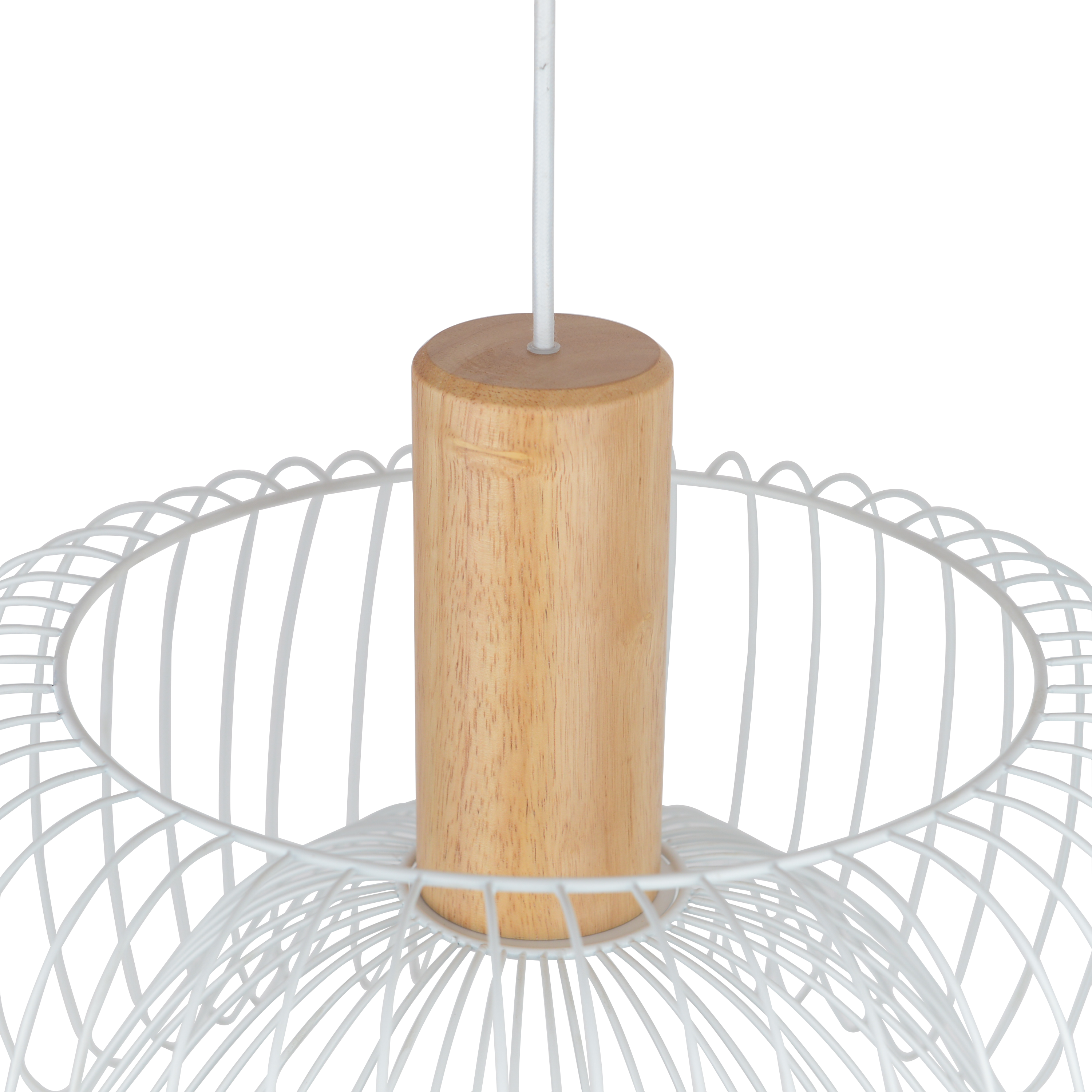 Lampa wisząca Anemone biała E27 Inspire - 18
