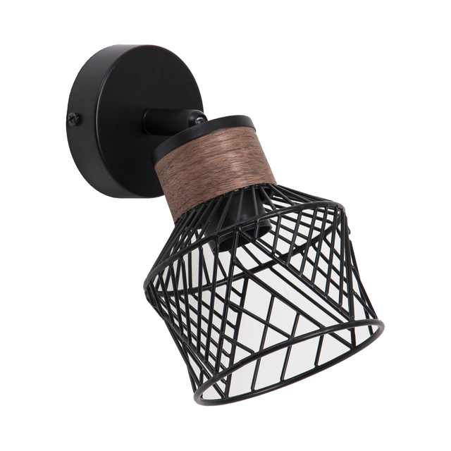 Spot, acier e27, noir, INSPIRE Kanel