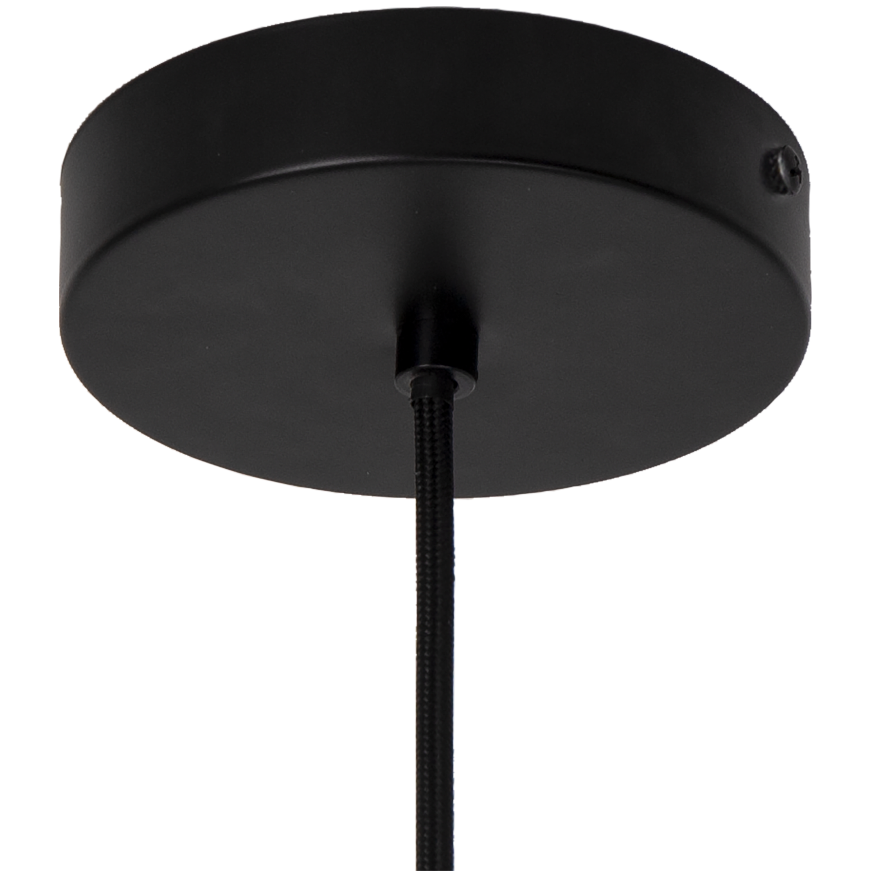 Lampa wisząca Kanel czarna z drewnem E27 Inspire - 18