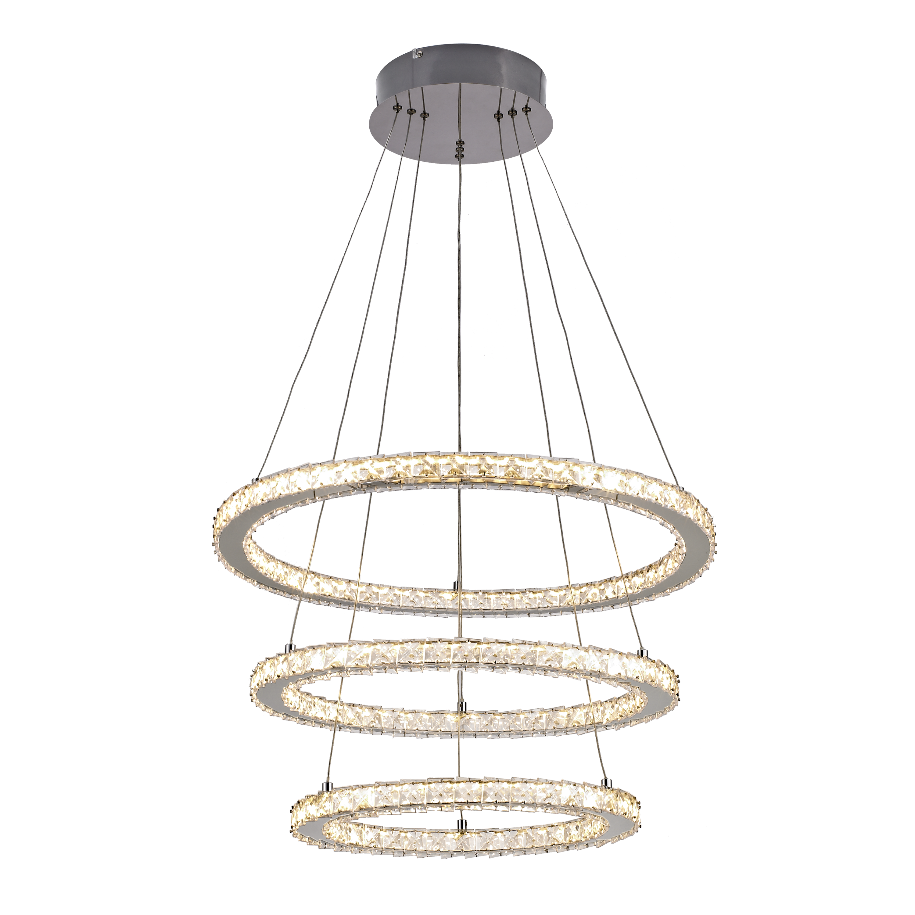 Lampa wisząca Shoshone chrom LED INSPIRE - 6