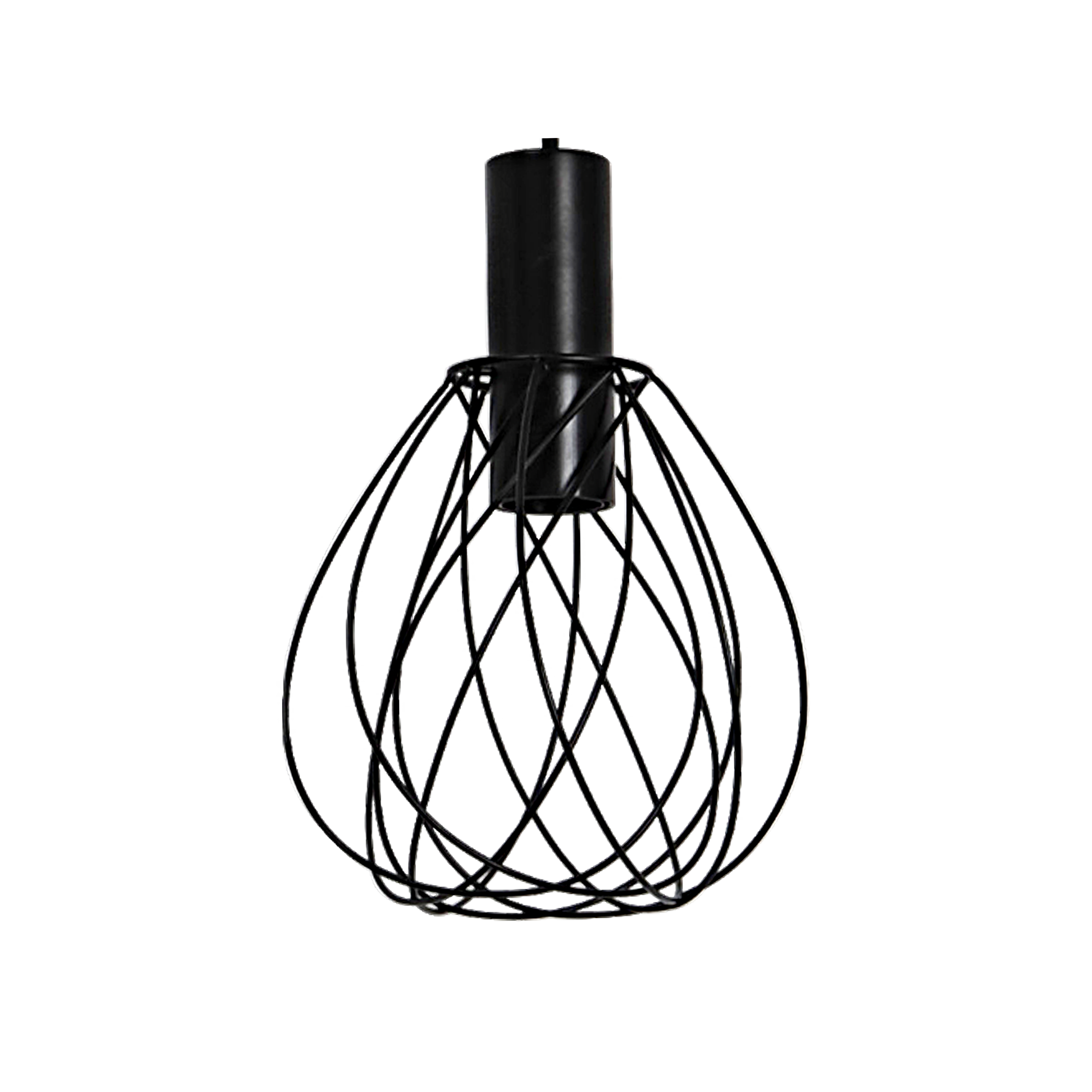 Lampa wisząca Merone czarna E27 Inspire - 17