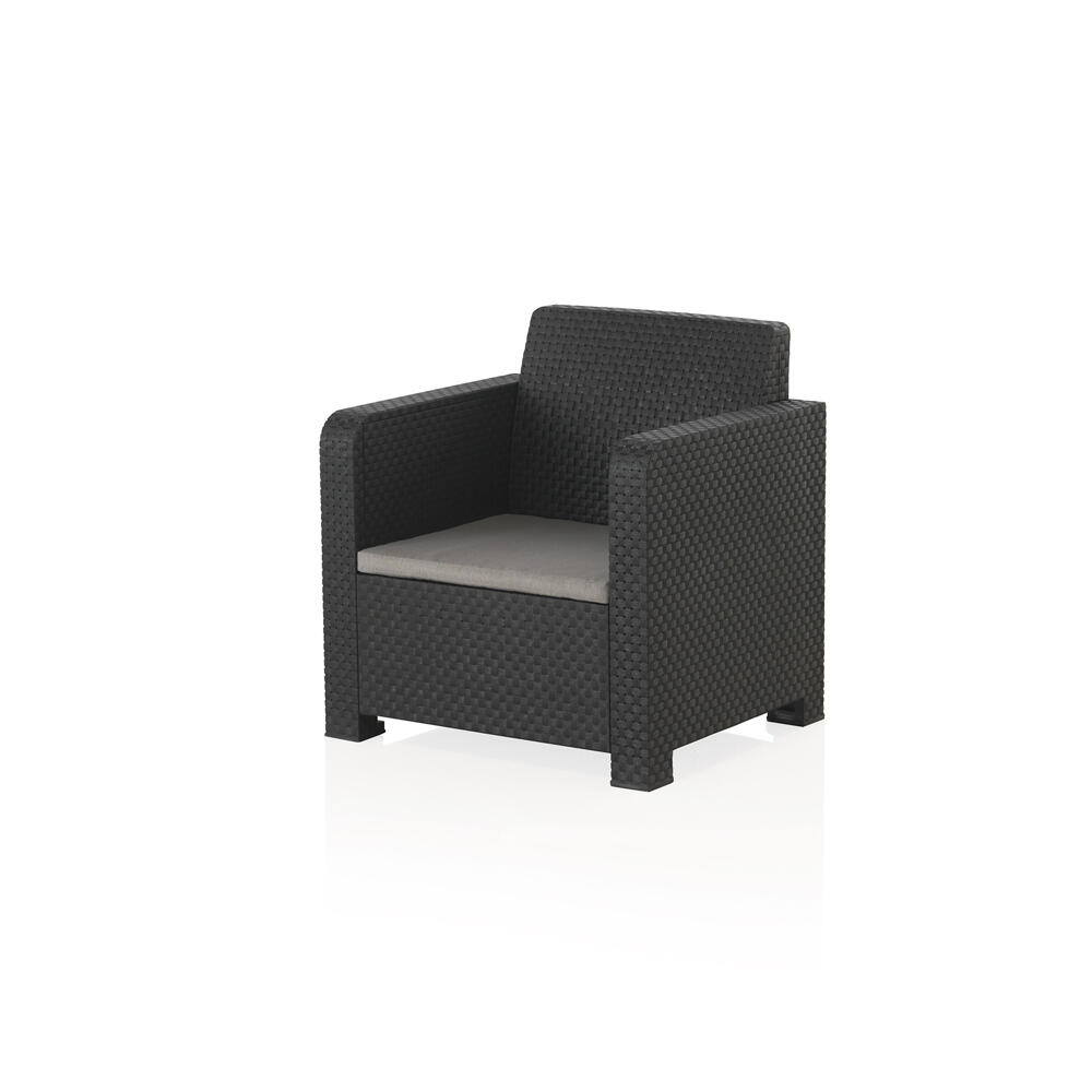 Salon de jardin Novo gris NATERIAL, 4 personnes - 3