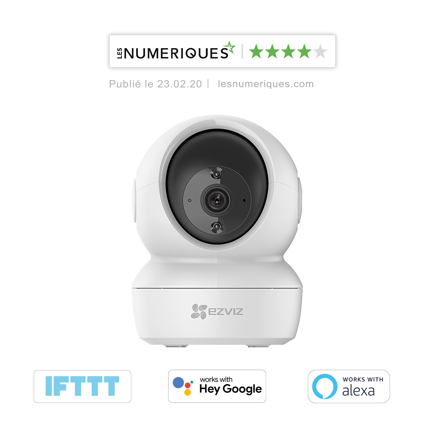 Caméra de surveillance intérieure motorisé sans fil EZVIZ C6n