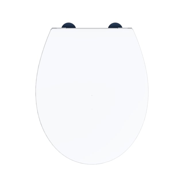 Abattant frein de chute déclipsable blanc Click & clean slim