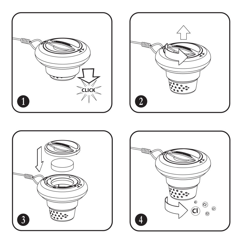 Diffuseur de chlore NATERIAL, 200g - 3