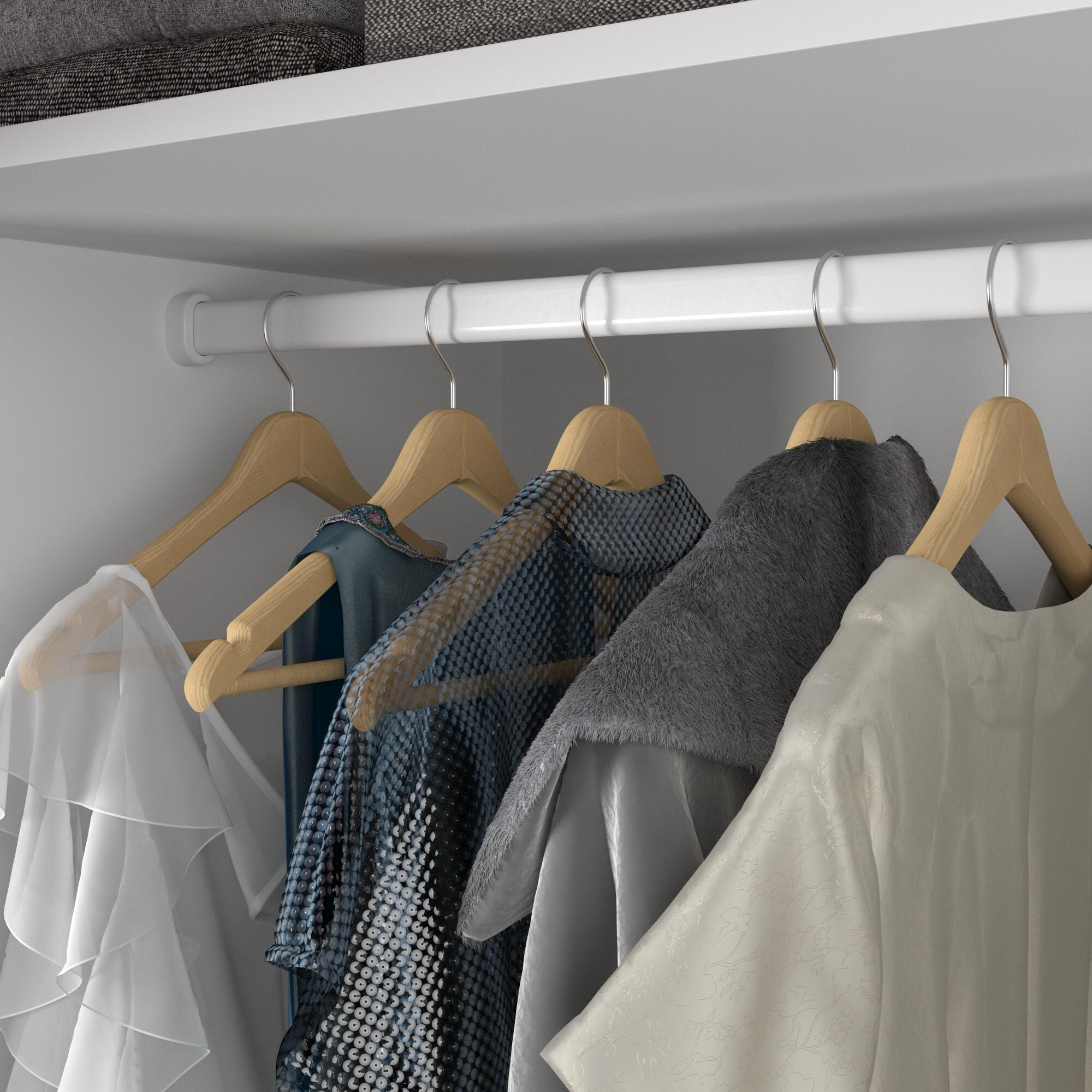 Support de barre de penderie Ovale - 3