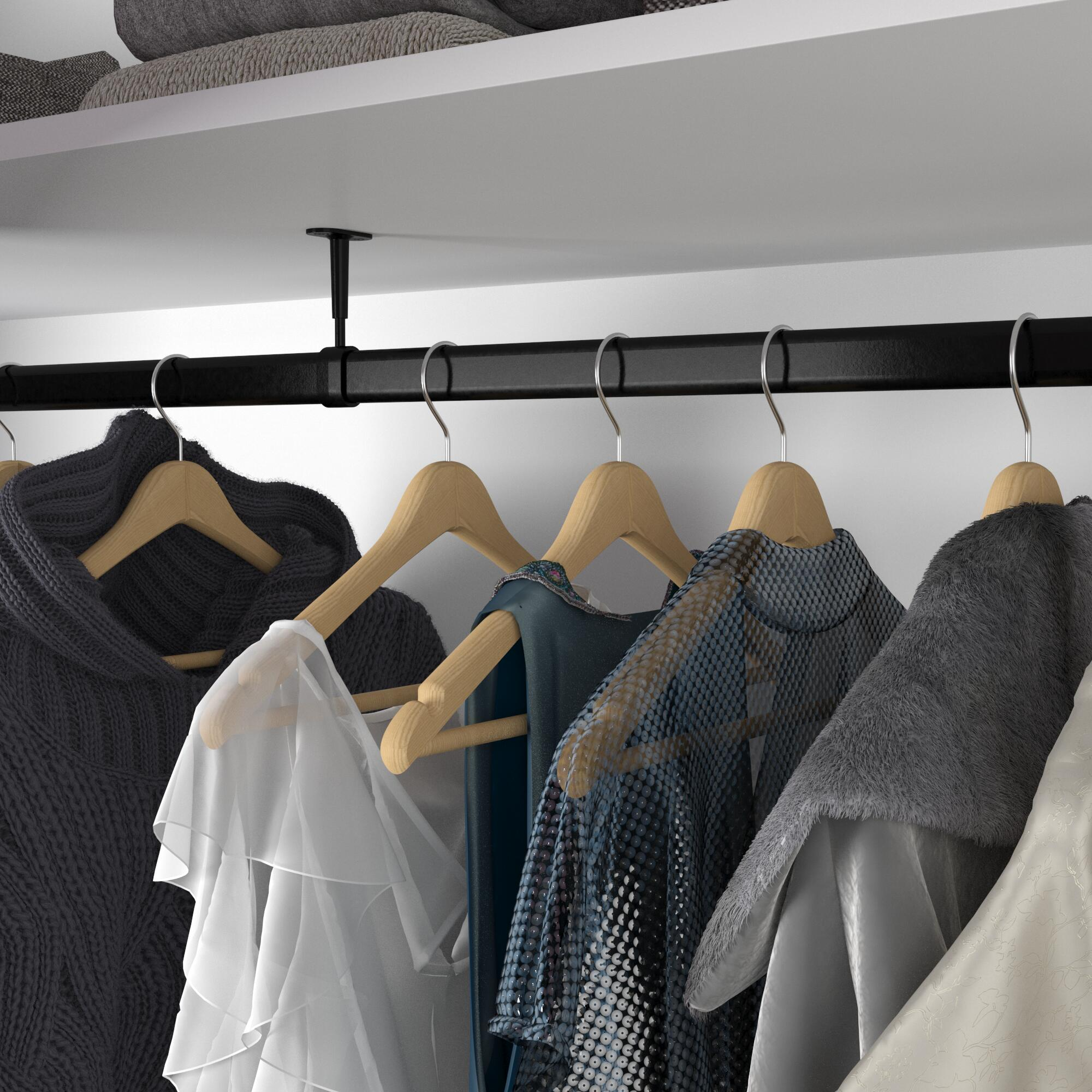 Support de barre de penderie Ovale - 3