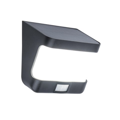 Ηλιακή απλίκα LED TRY 8W σε χρώμα γκρι