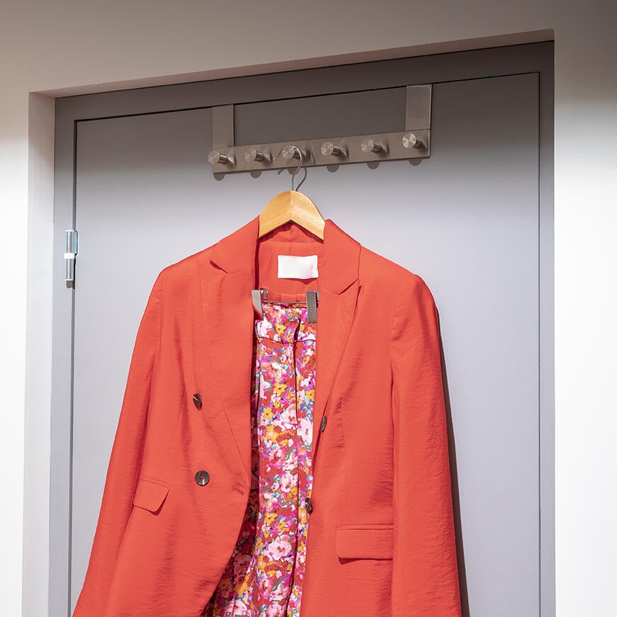 Cabide para casaco e calça pinças madeira - 3