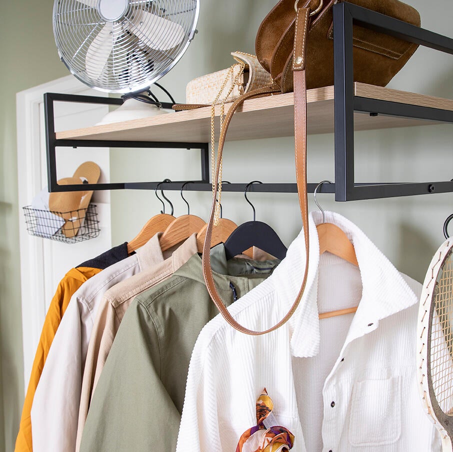 Pack 4 cabides madeira preto SPACEO - 30