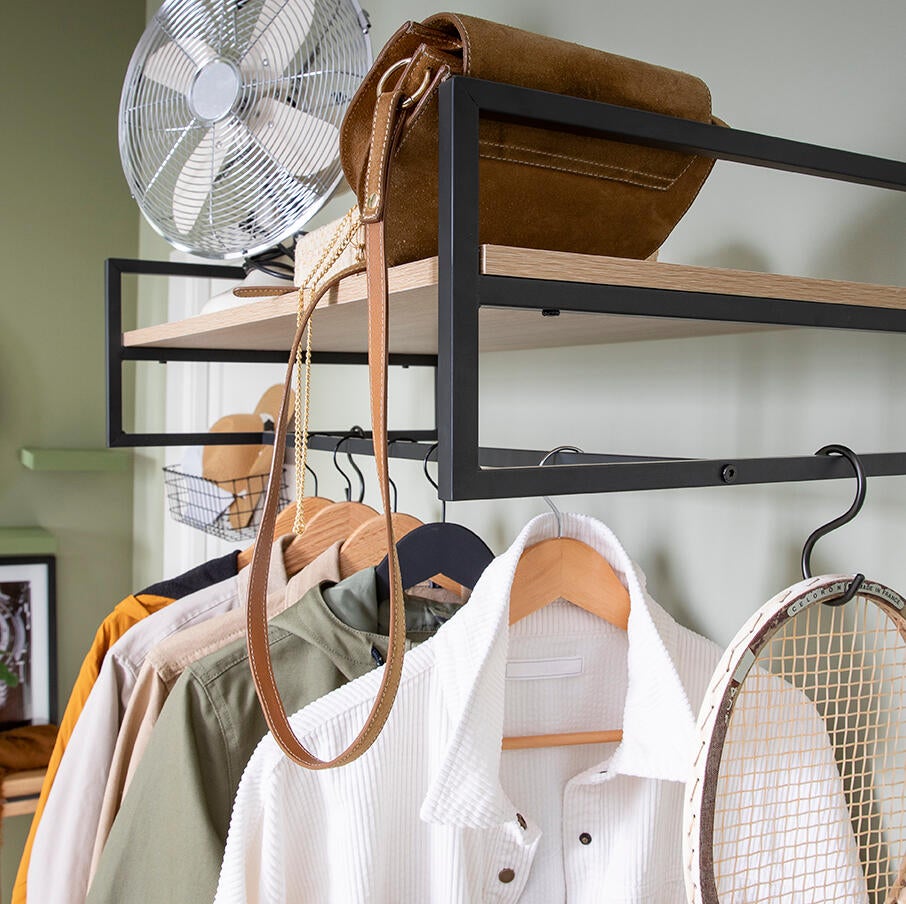 Pack 4 cabides madeira preto SPACEO - 28