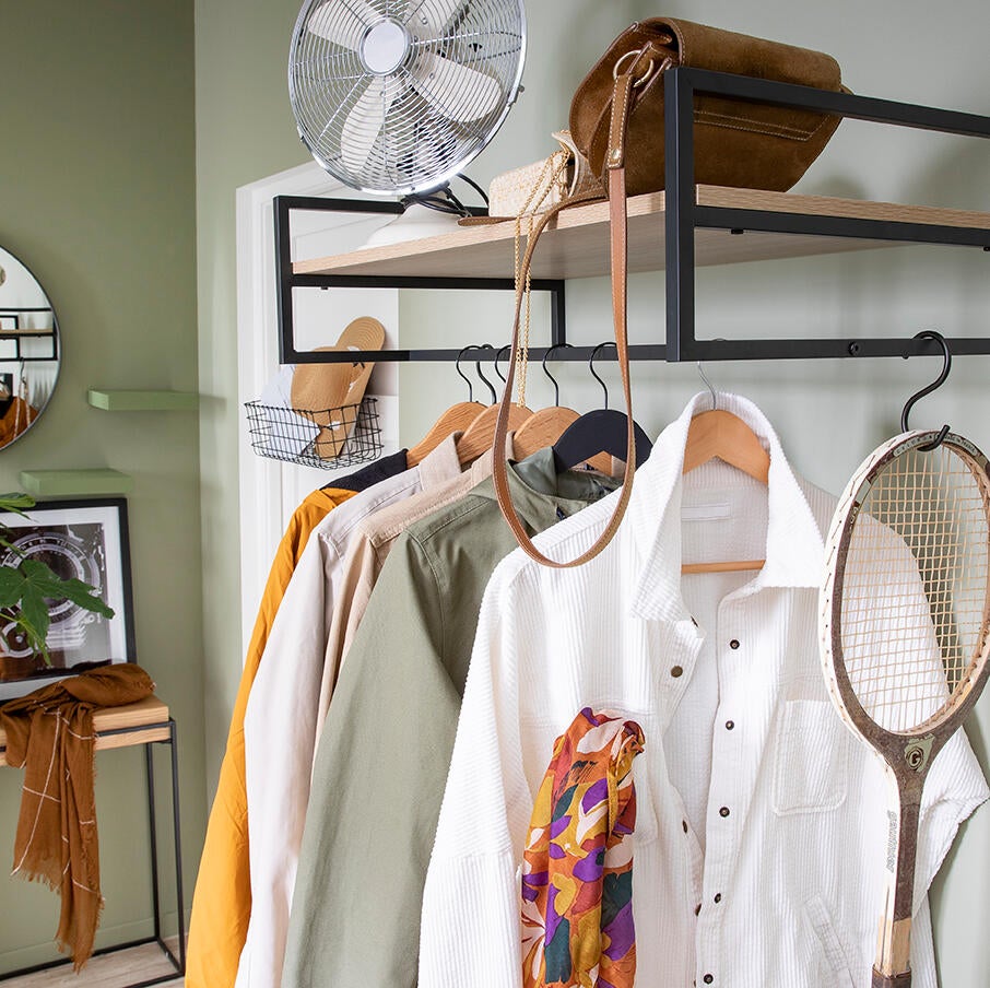 Pack 4 cabides madeira preto SPACEO - 36