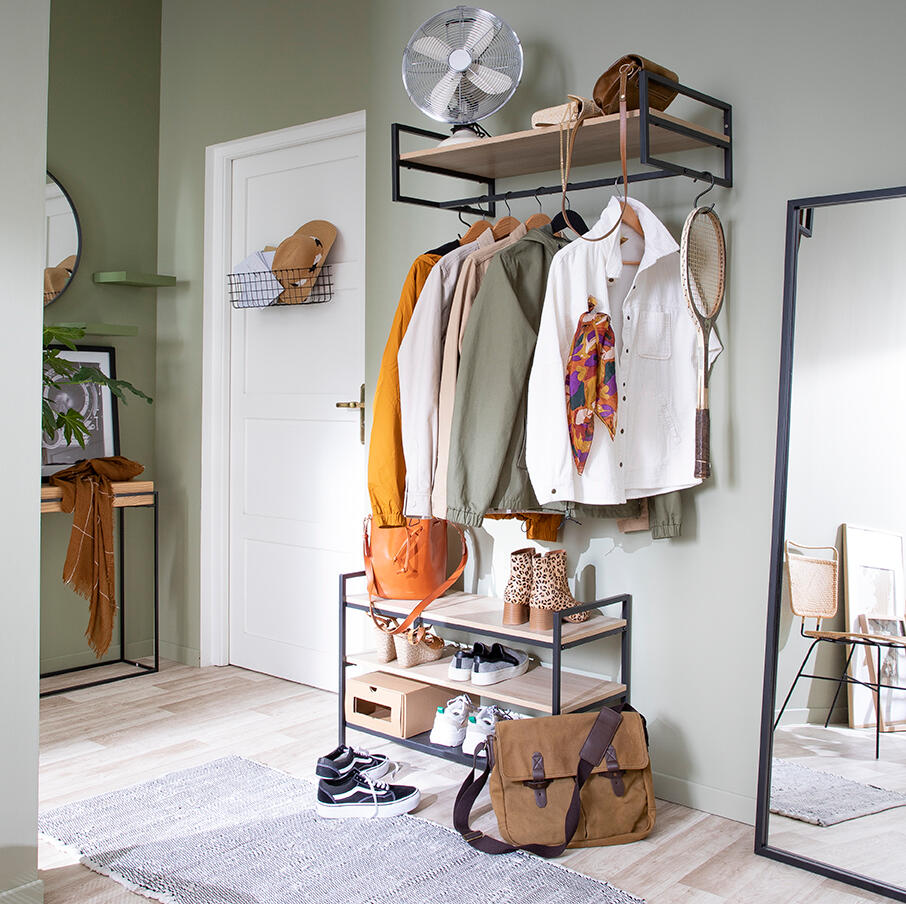 Pack 4 cabides madeira preto SPACEO - 22