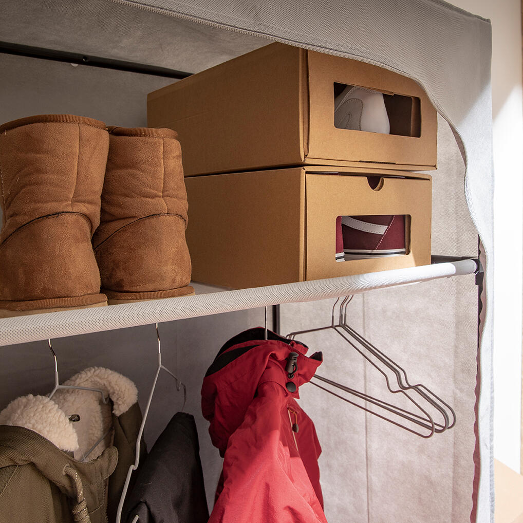 Conjunto 2 caixas de sapatos cartão 12x21x30 cm Spaceo - 4