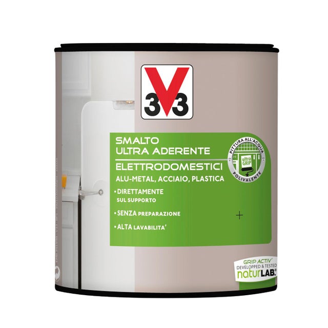 Smalto da interno, V33 Elettrodomestici grigio carbonio satinato, 0.5 L