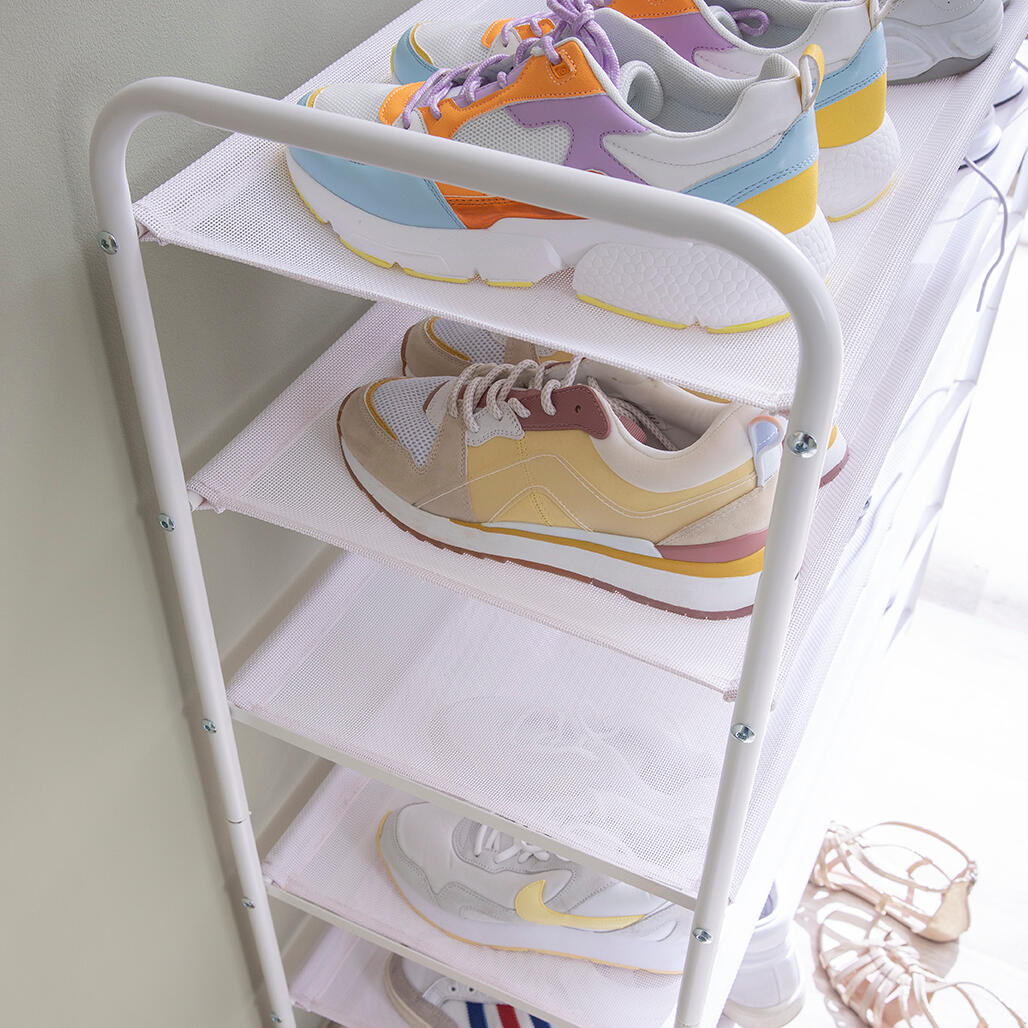 Sapateira empilhável branco 12 pares 65x90x35 cm Studio - 5