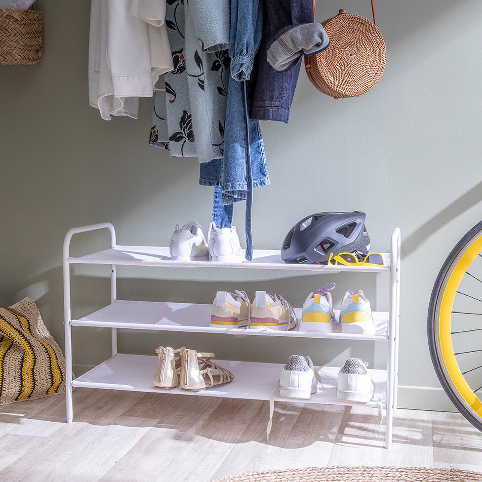 Sapateira empilhável branco 12 pares 65x90x35 cm Studio - 3