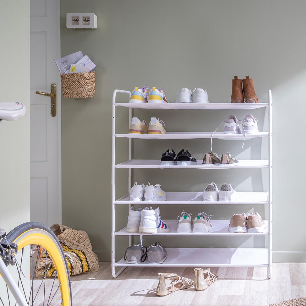Sapateira empilhável branco 12 pares 65x90x35 cm Studio - 10